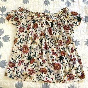 Brand new (with tags) off the shoulder top